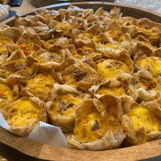 MINI QUICHE TRIO.