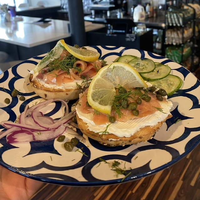 EVERYTHING BAGEL + LOX.