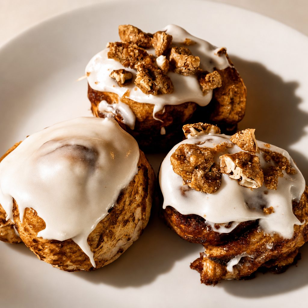 MINI CINNAMON ROLLS.