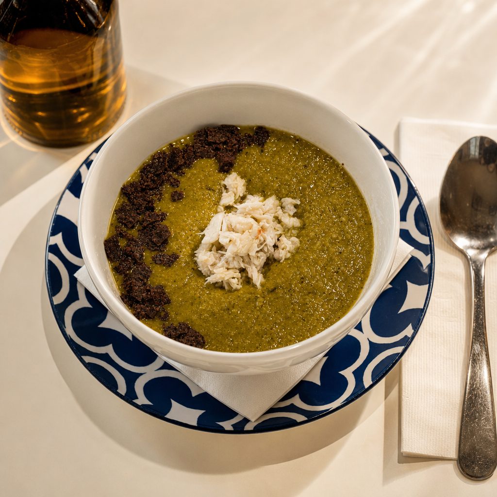 ROASTED CORN + POBLANO CRAB BISQUE CUP - 8oz.