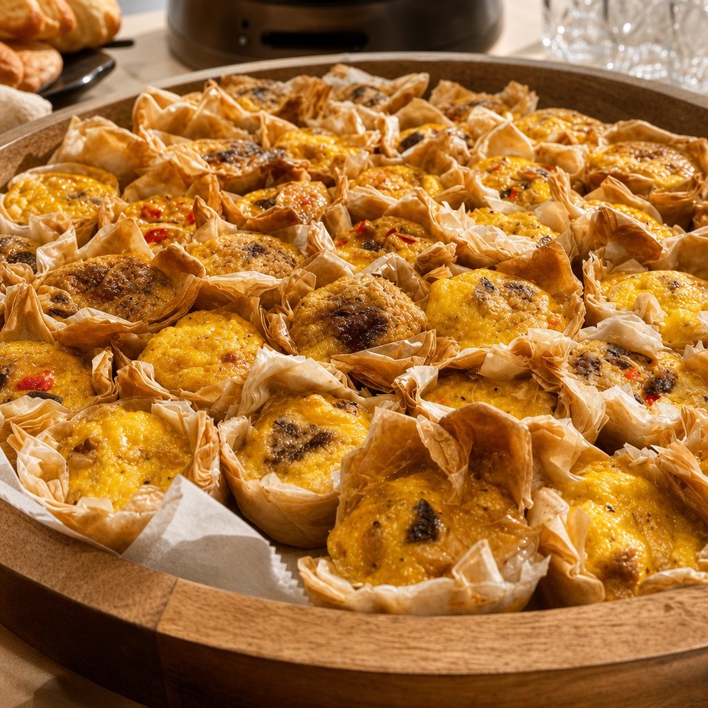 MINI QUICHE TRIO.