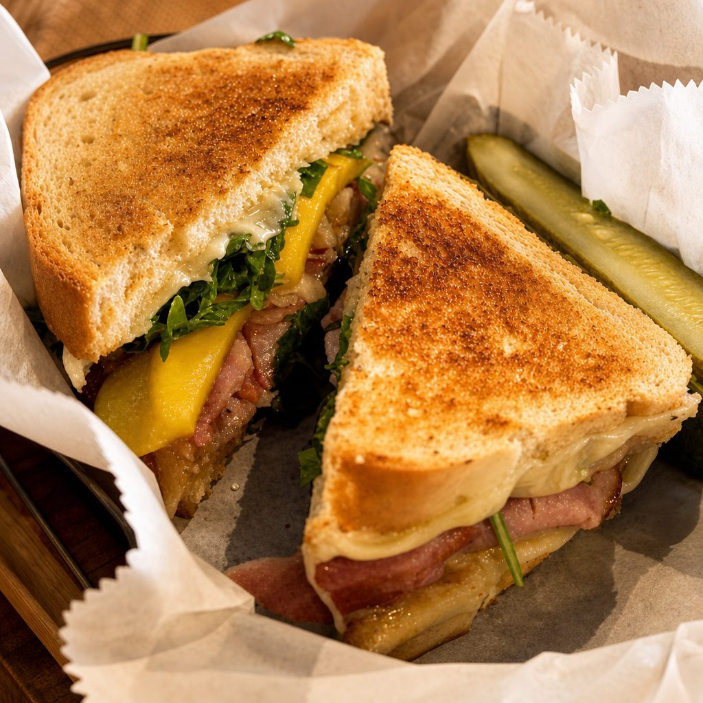 HIPSTER GRILLED CHEESE.