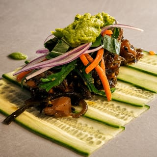 AHI POKÉ SPRING ROLLS