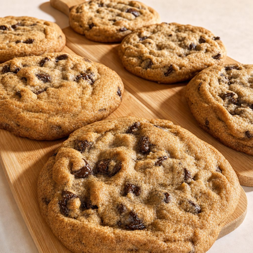 CHOCOLATE CHIP COOKIE WITH PECANS.